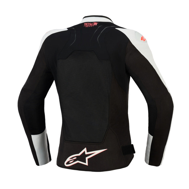 Alpinestars Stella SMX Air Ice Grey/Black/Fluro Coral Womens Jacket