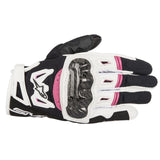Alpinestars Stella SMX-2 Air Carbon V2 Black/White/Fuchsia Womens Gloves