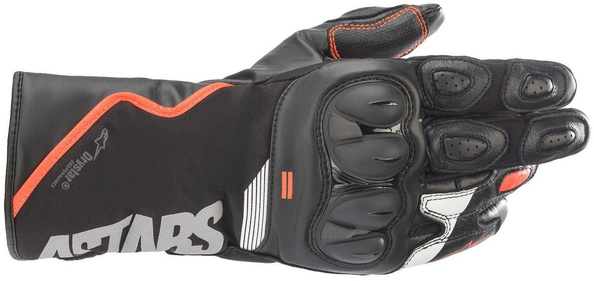 Alpinestars SP-365 Drystar Black/White/Fluro Red Gloves