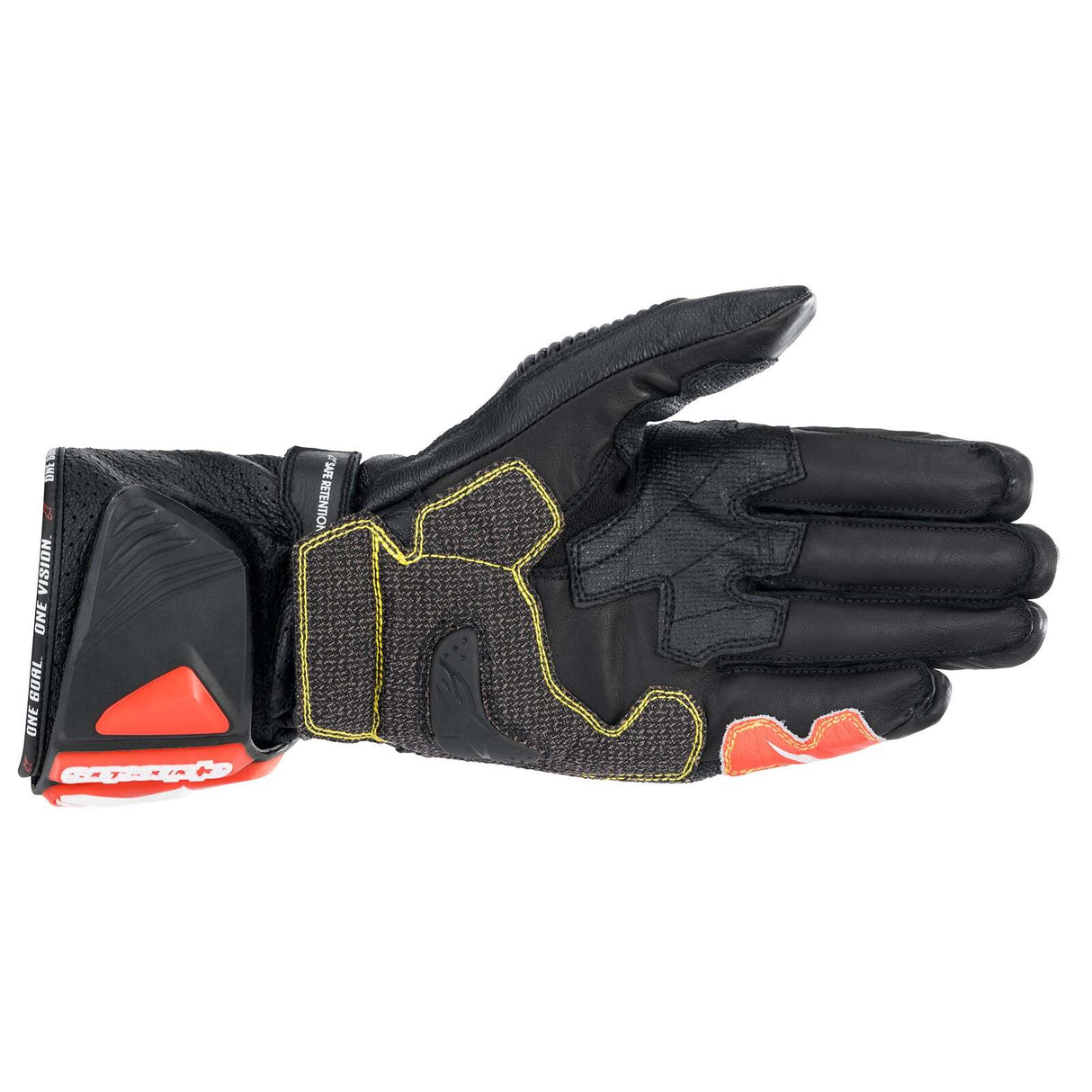 Alpinestars GP Tech V2 Black/White/Fluro Red Gloves