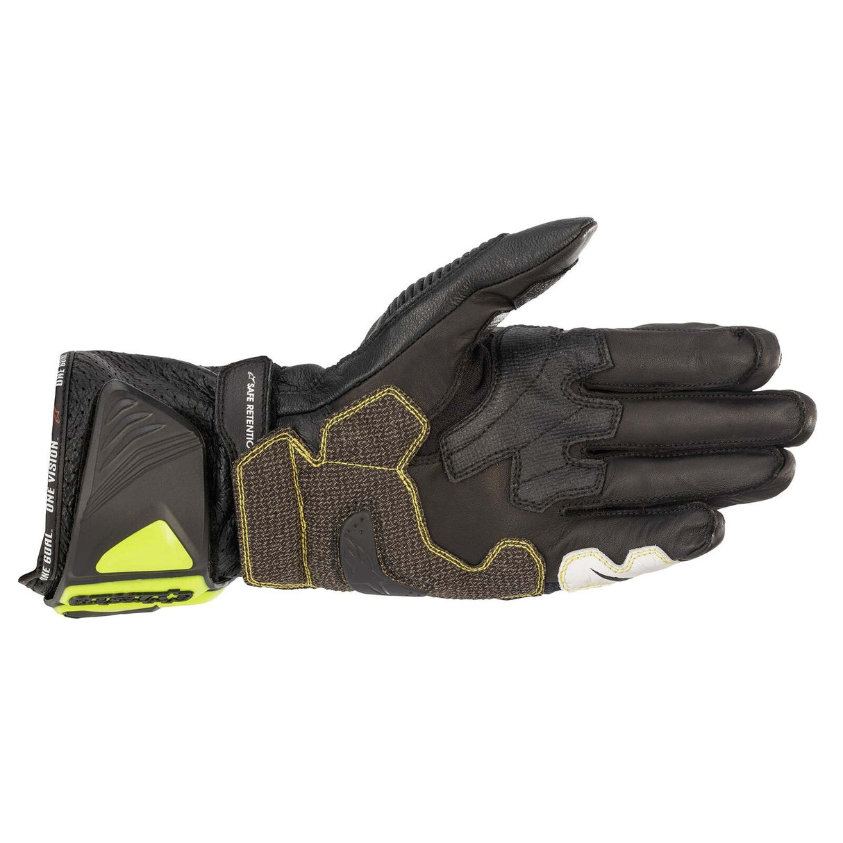 Alpinestars GP Tech V2 Black/Fluro Yellow/Fluro Red Gloves