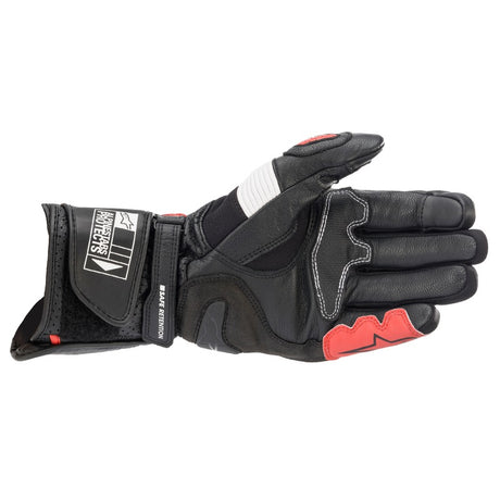 Alpinestars SP-2 V3 Leather Black/White/Red Gloves