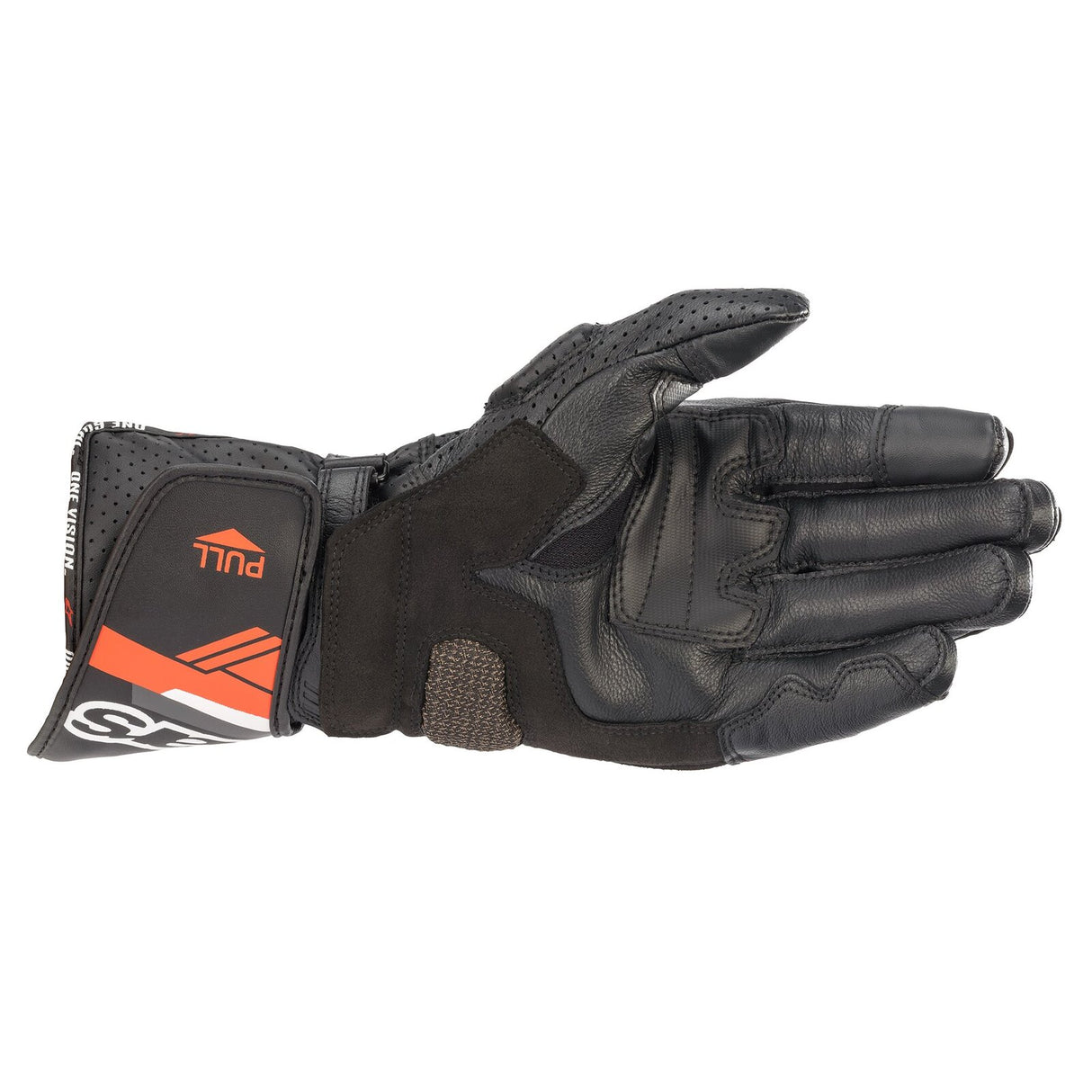 Alpinestars SP-8 V3 Leather Black/Fluro Red Gloves