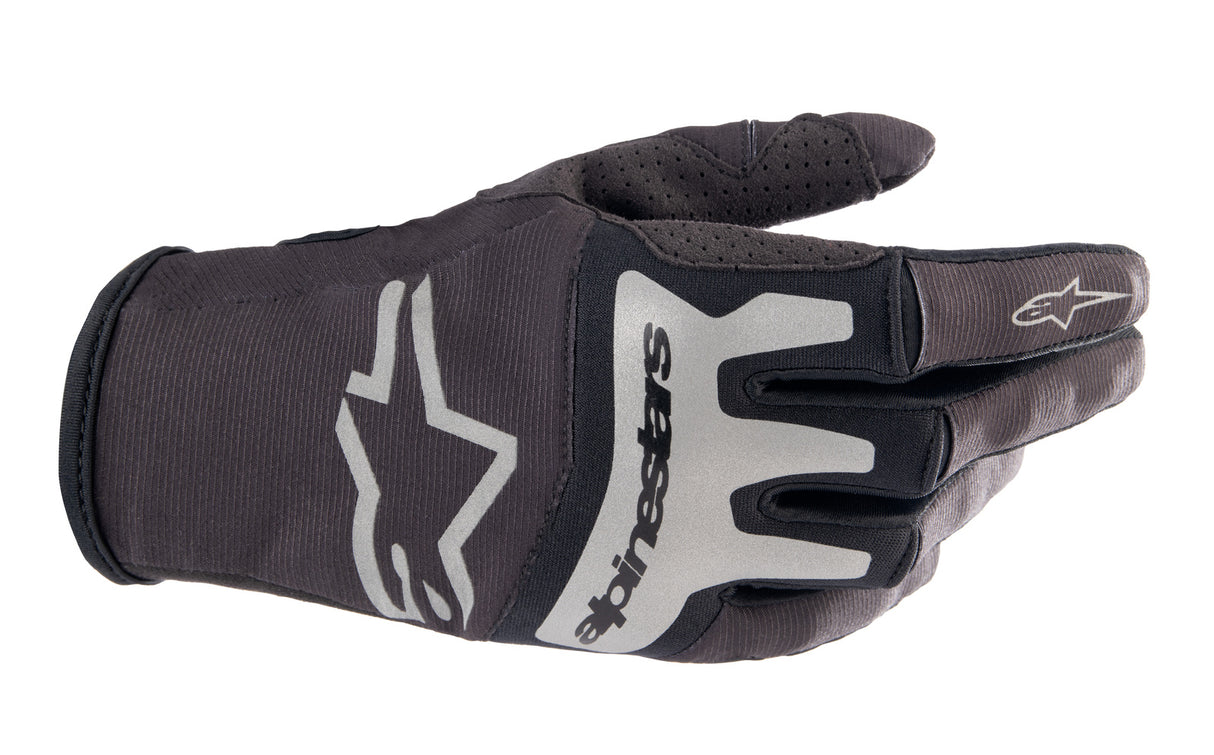 Alpinestars 2023 Techstar Black/Brushed Silver Gloves