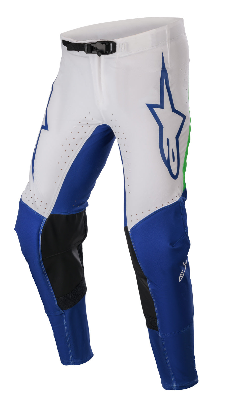 Alpinestars 2023 Supertech Risen Blue Ray/White/Fluro Green Pants