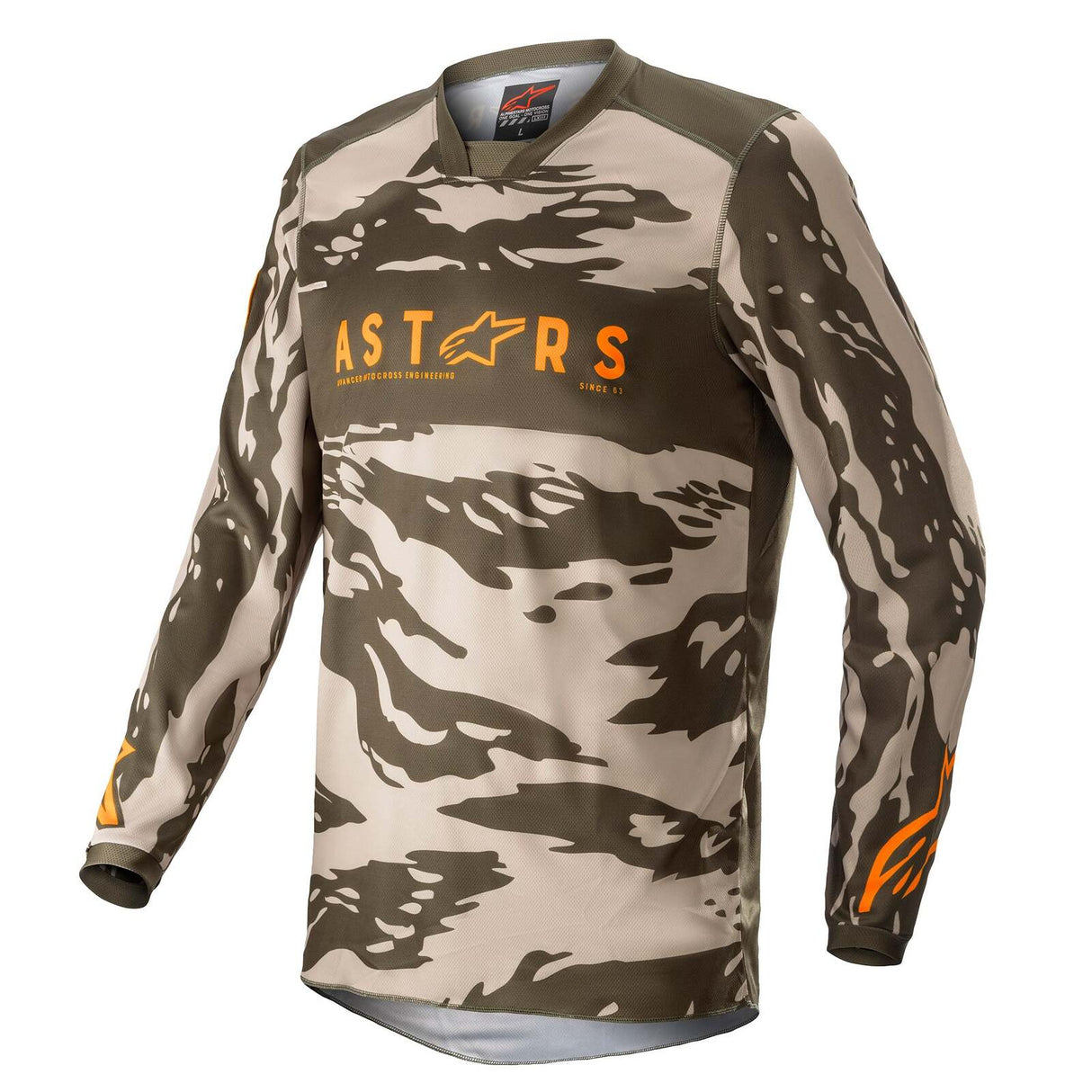 Alpinestars 2022 Racer Tactical Military Camo Sand/Tangerine Jersey