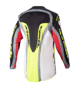 Alpinestars 2023 Fluid Agent Black/Mars Red/Fluro Yellow Jersey