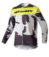 Alpinestars 2023 Racer Tactical Cast Gray Camo/Fluro Yellow Youth Jersey