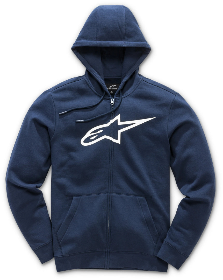 Alpinestars Ageless II Navy/White Zip-Up Hoodie