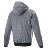 Alpinestars Chrome Ignition Melange/Dark Grey/White Zip-Up Textile Hoodie Jacket