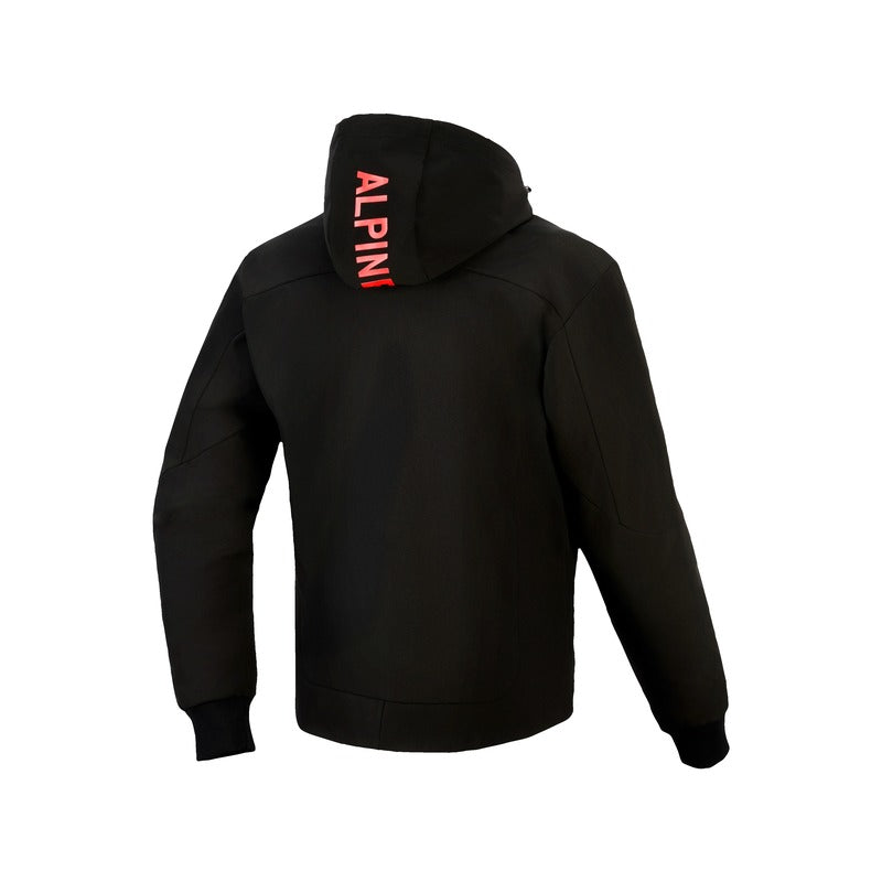 Alpinestars Radium Tech Black/Bright Red Hoodie Jacket