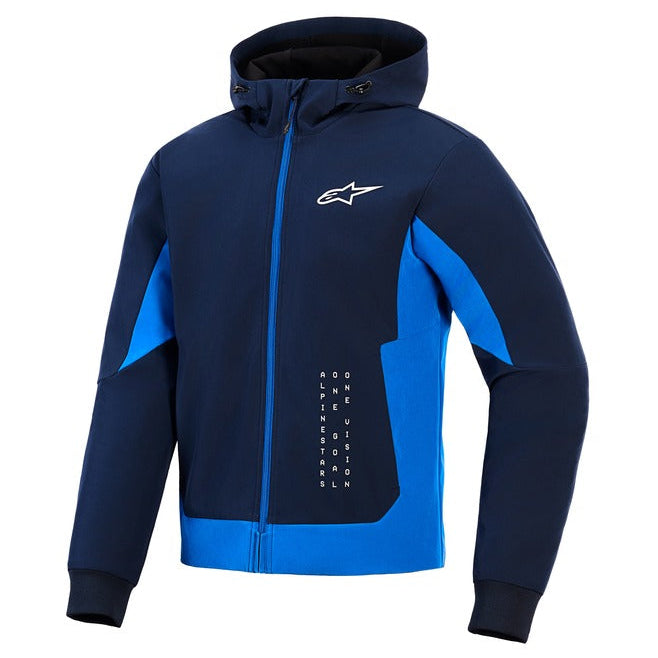 Alpinestars Radium Tech Night Navy/Royal Blue Hoodie Jacket
