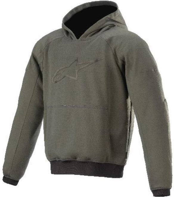 Alpinestars Ageless Aramid Lined Military Green Textile Hoodie Jacket