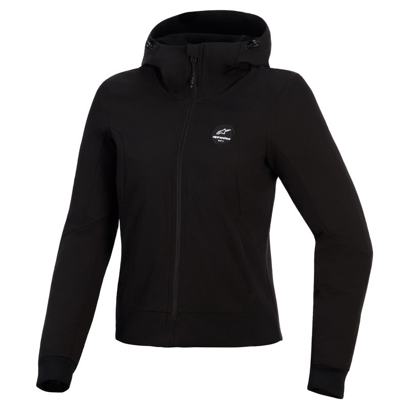 Alpinestars Stella Radium Tech Black Womens Hoodie Jacket