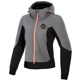 Alpinestars Stella Radium Tech Deep Grey/Black Womens Hoodie Jacket