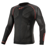 Alpinestars Ride Tech V2 Black/Red Long Sleeve Summer Top