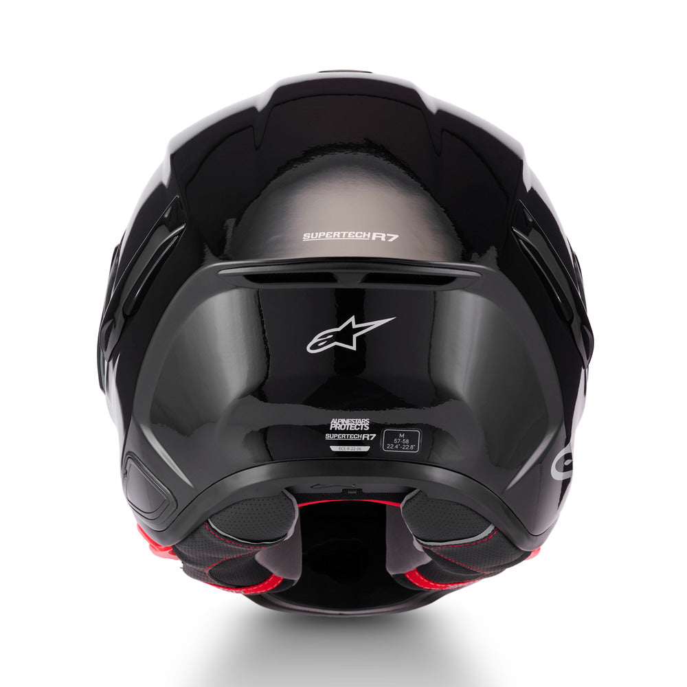 Alpinestars S-R7 Solid Gloss Black Helmet