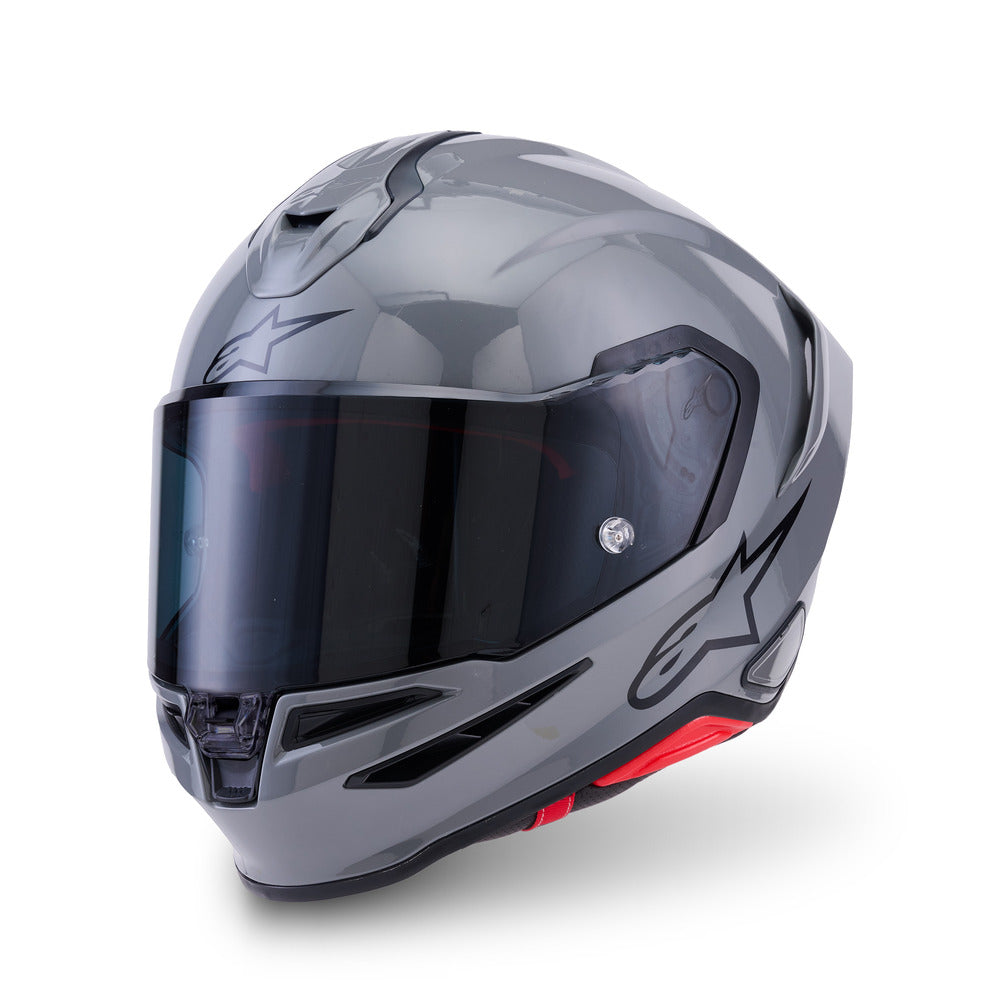 Alpinestars S-R7 Solid Gloss Grey Helmet