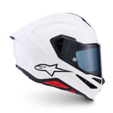 Alpinestars S-R7 Solid Gloss White Helmet