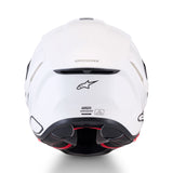 Alpinestars S-R7 Solid Gloss White Helmet