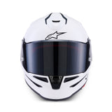 Alpinestars S-R7 Solid Gloss White Helmet