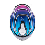 Alpinestars S-R7 Zeal Gloss Black/Blue/Fluro Pink/White Helmet