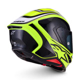 Alpinestars S-R7 Zeal Gloss Fluro Yellow/Black/White Helmet