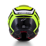 Alpinestars S-R7 Zeal Gloss Fluro Yellow/Black/White Helmet