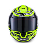 Alpinestars S-R7 Zeal Gloss Fluro Yellow/Black/White Helmet