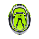 Alpinestars S-R7 Zeal Gloss Fluro Yellow/Black/White Helmet