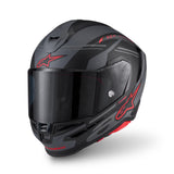 Alpinestars S-R7 A-Core Matte Black/Grey/Red Helmet