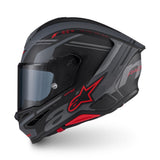 Alpinestars S-R7 A-Core Matte Black/Grey/Red Helmet