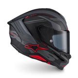 Alpinestars S-R7 A-Core Matte Black/Grey/Red Helmet
