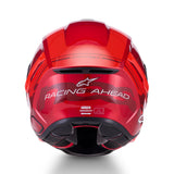 Alpinestars S-R7 A-Core Gloss Red/White Helmet