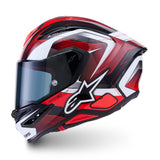 Alpinestars S-R7 Kinetis Gloss Black/White/Red Helmet