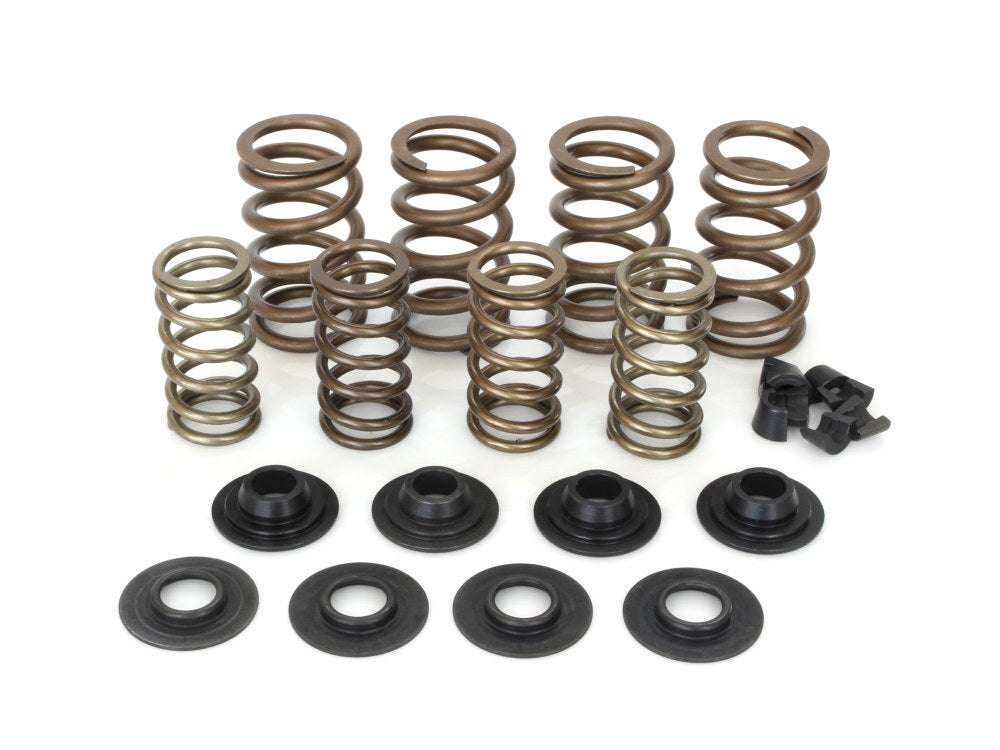 AV&V AV-VSK650S Valve Spring Kit for Big Twin 84-04/Sportster/Buell 86-03 w/Steel Double Springs & .650" Lift