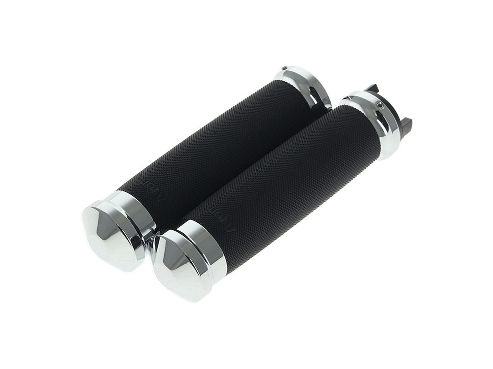 Avon Performance Grips AVG-IN-S-CC-85-CH Custom Contour Handgrips Chrome for Indian Scout 15-Up