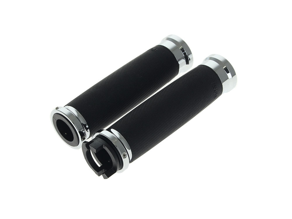 Avon Performance Grips AVG-IN-S-CC-85-CH Custom Contour Handgrips Chrome for Indian Scout 15-Up