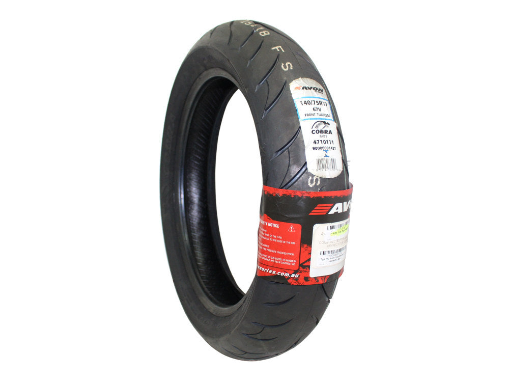 Avon Tyres AVO-AV911714 Cobra Chrome AV91 Front Tyre 140/75-R17 67V Tubeless