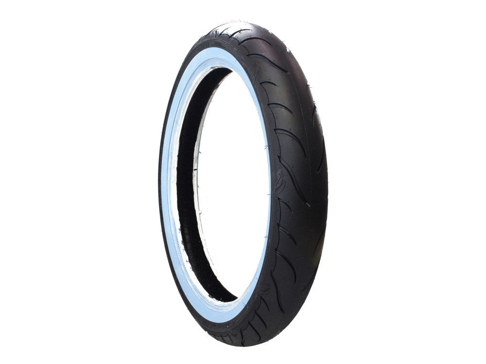 Avon Tyres AVO-AV911910WW Cobra Chrome Whitewall AV91 Front Tyre 100/90-H19 Tubeless