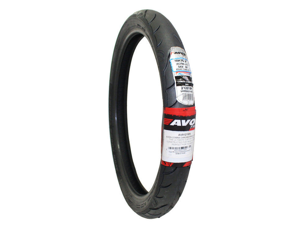 Avon Tyres AVO-AV9121MH Cobra Chrome AV91 Front Tyre MH90-21 56V Tubeless