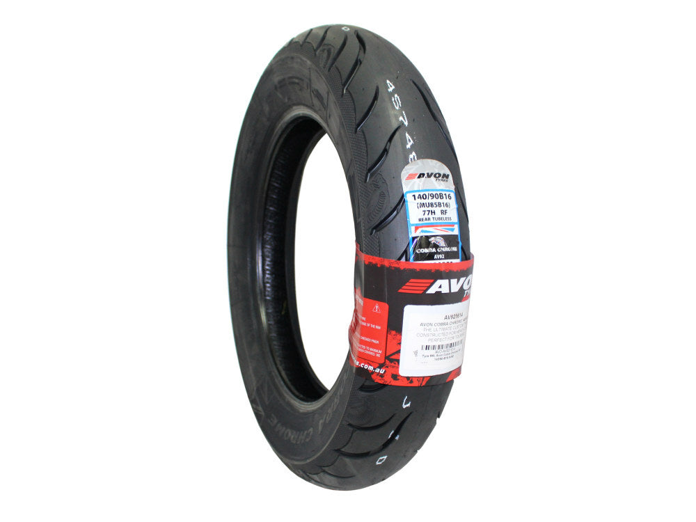 Avon Tyres AVO-AV921614 Cobra Chrome AV92 Rear Tyre 140/90-B16 77H Tubeless