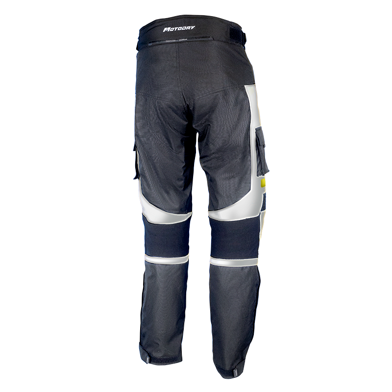 MotoDry Advent-Tour Trekker Black/Grey/Fluro Yellow Textile Pants