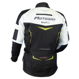 MotoDry Advent-Tour Trekker Black/Grey/Fluro Yellow Textile Jacket