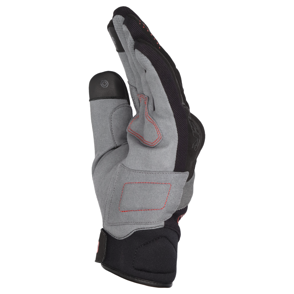 DriRider Atomic Grey/Black/Red Gloves