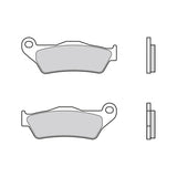 Brembo B-07BB04CC Road (CC) Carbon Ceramic Rear Brake Pad (07BB04.CC)