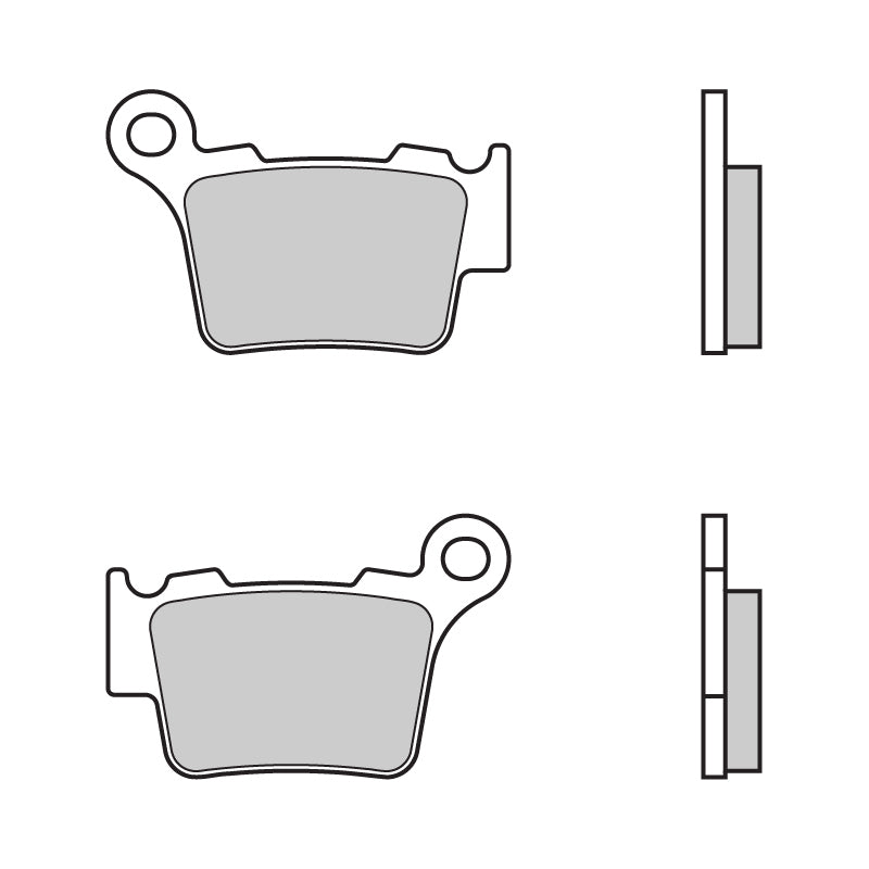 Brembo B-07BB275A Genuine (5A) Carbon Ceramic Rear Brake Pad (07BB27.5A)