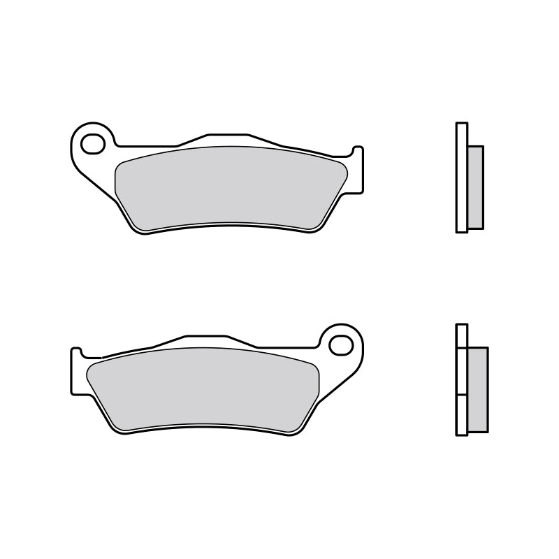 Brembo B-07BB28SP Road (SP) Sintered Rear Brake Pad (07BB28.SP)