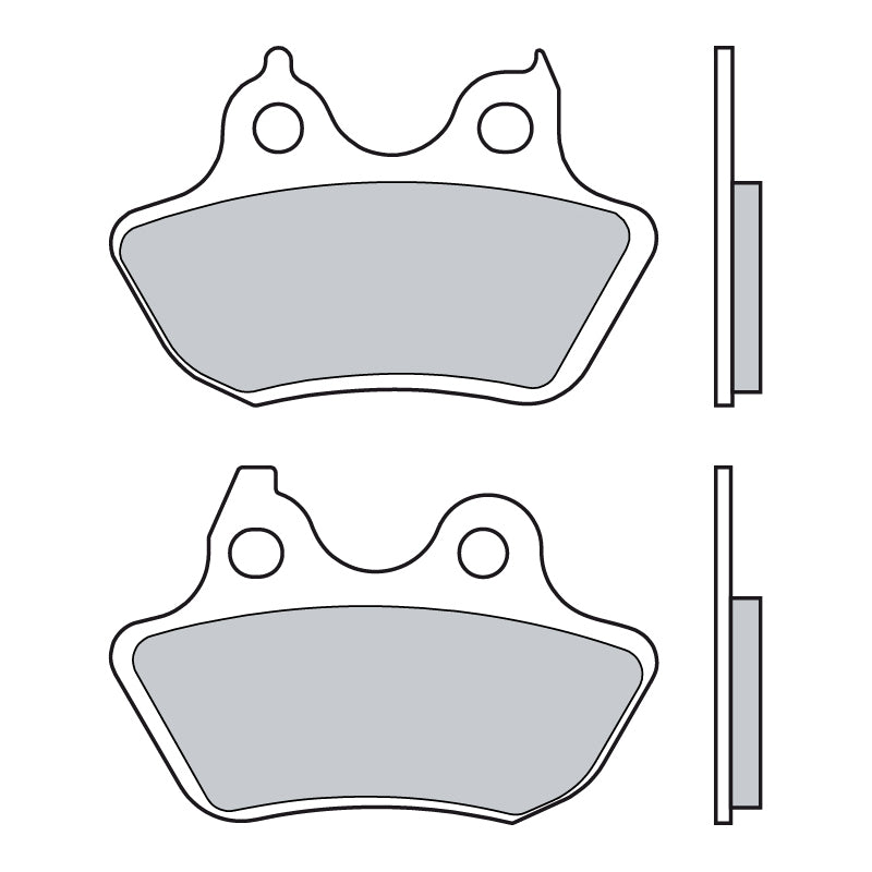 Brembo B-07HD18SP Road (SP) Sintered Rear Brake Pad (07HD18.SP)