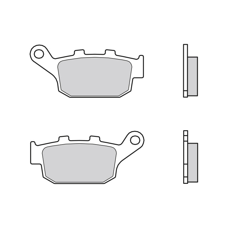 Brembo B-07HO2711 Road (11) Carbon Ceramic Front/Rear Brake Pad (07HO27.11)